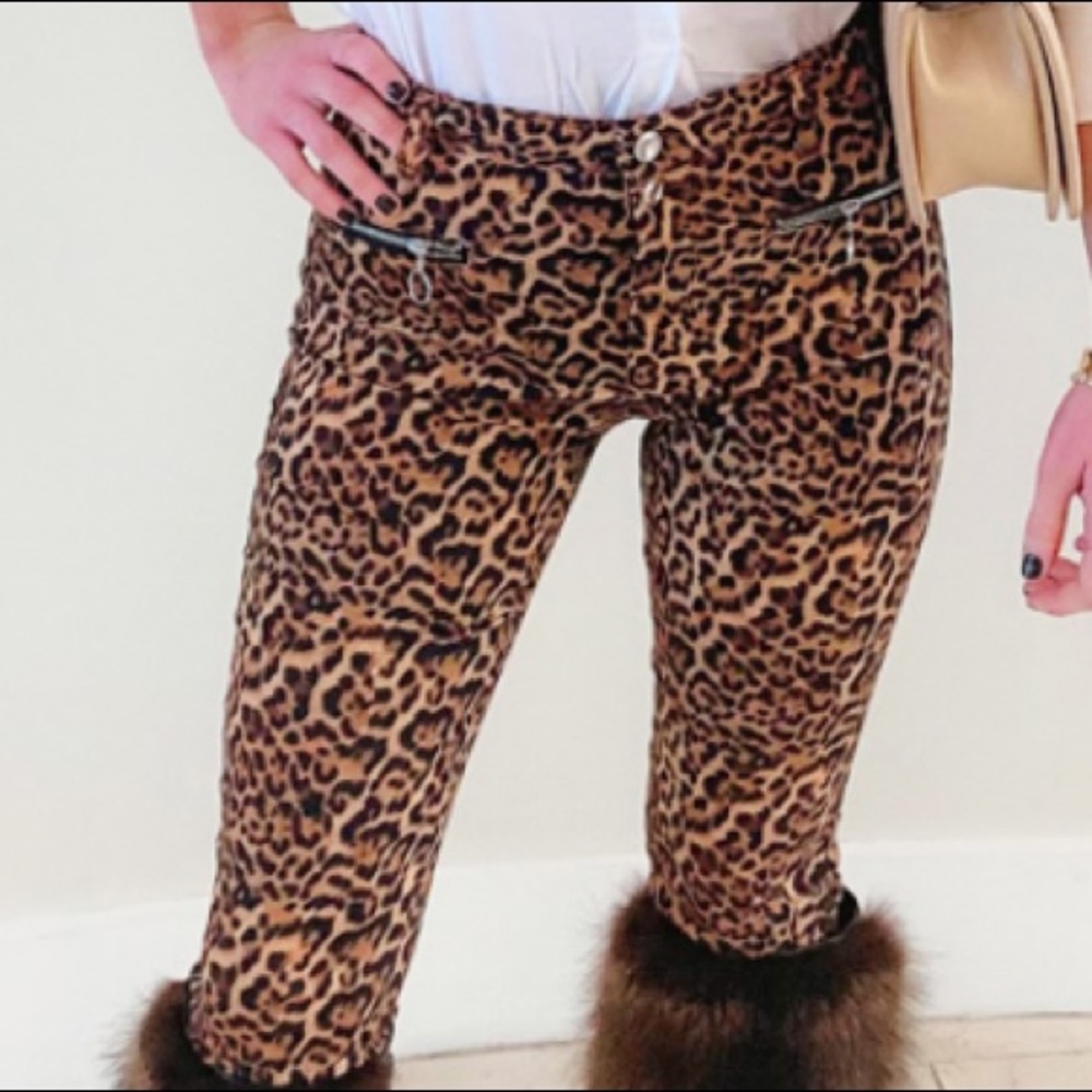 Leopard Pants Women’s Clothing
